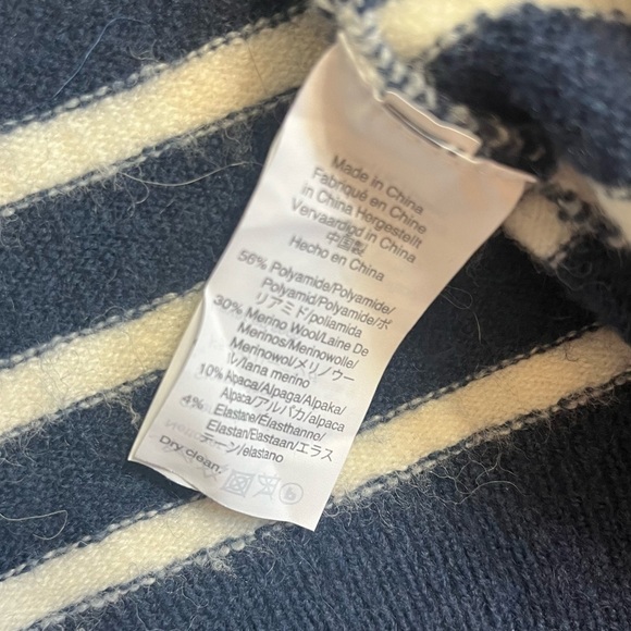 Madewell Merino Wool Alpaca Blend Cozy Walker Open Front Cardigan Coziest Yarn M - Picture 10 of 14